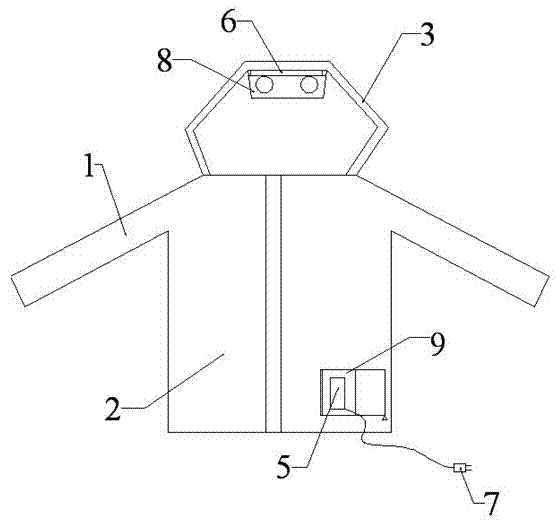 Solar mountaineering jacket