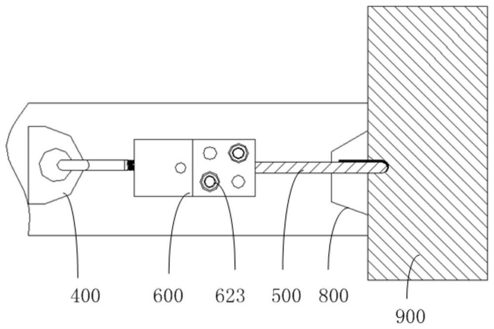 Steam turbine tooth tension test device