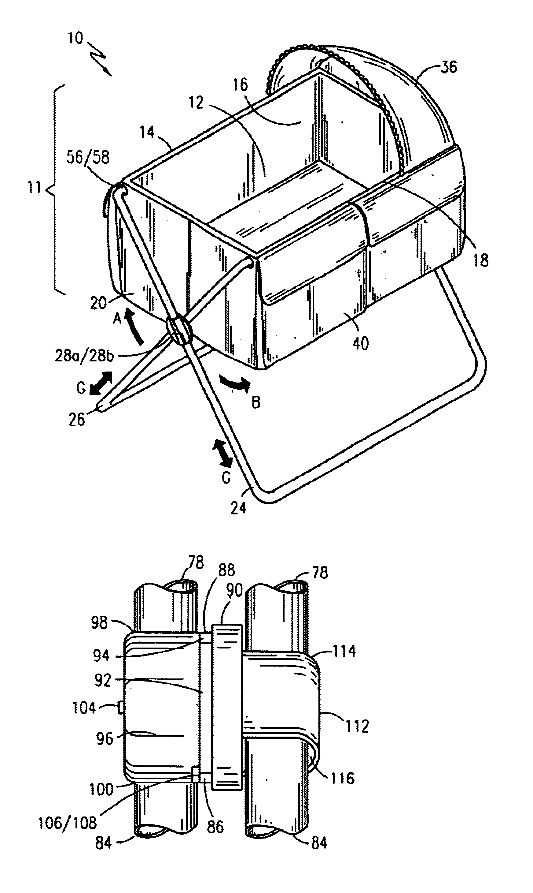 Portable child's bed