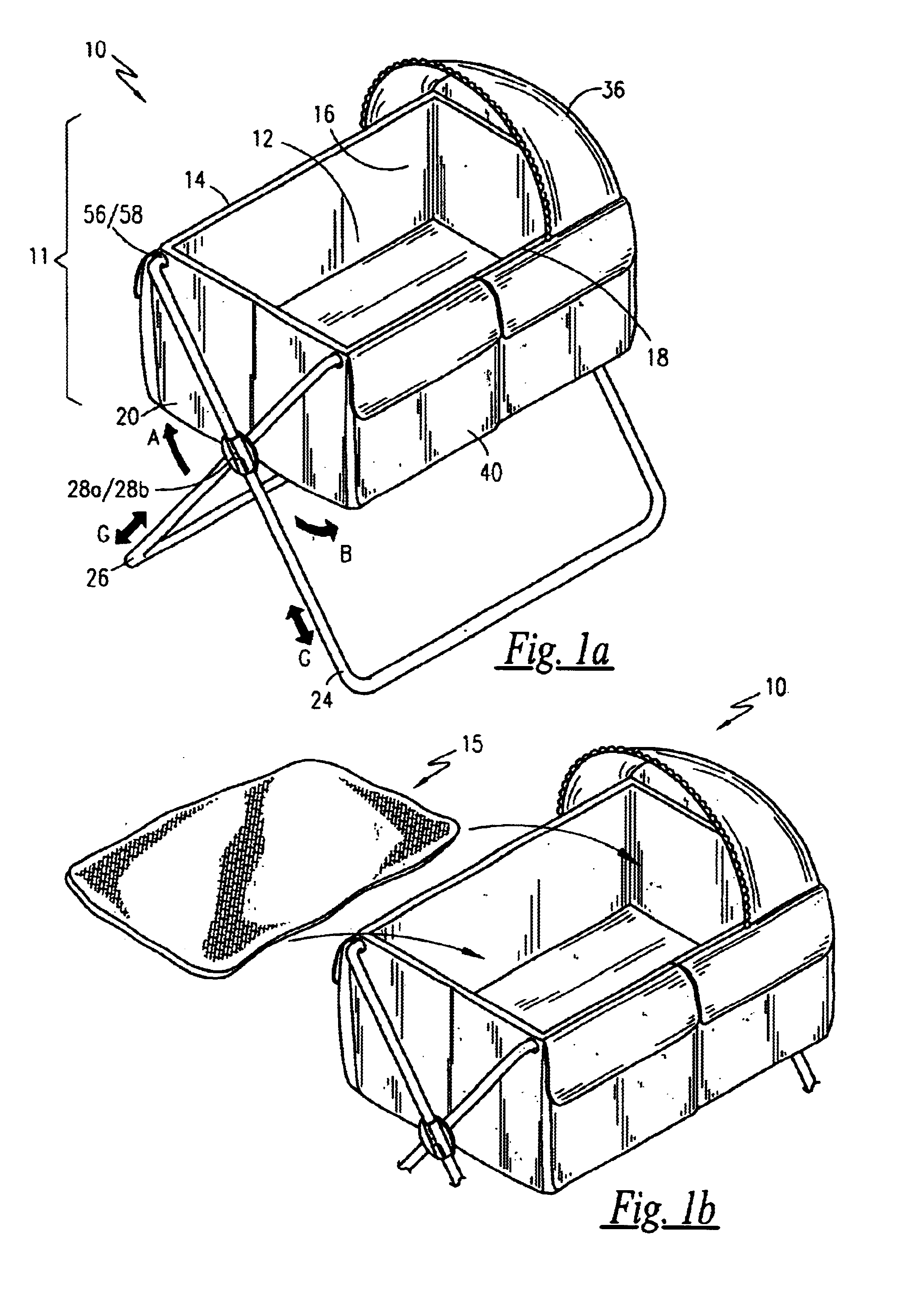 Portable child's bed