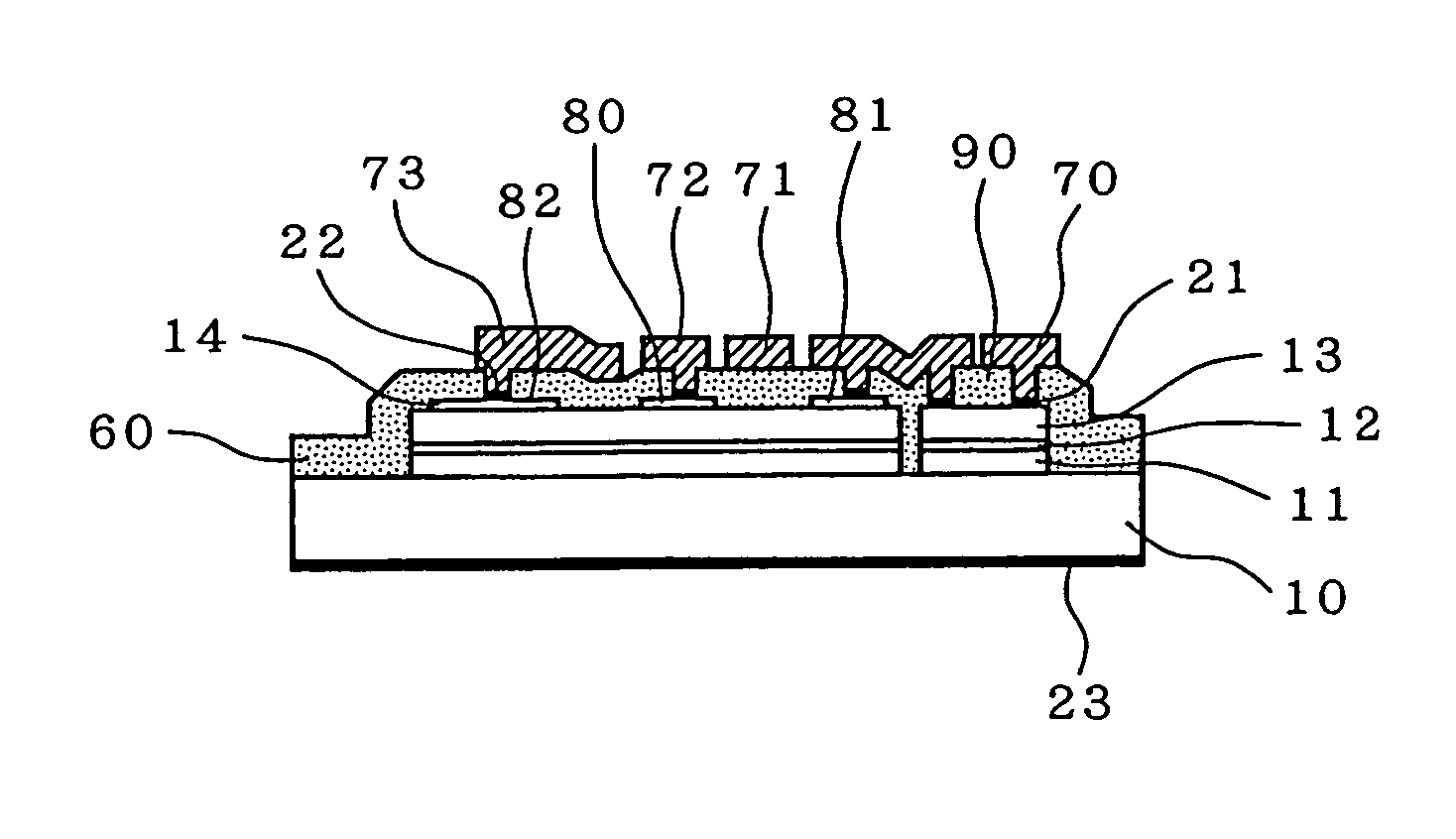 Light-emitting device having pnpn structure and light-emitting device array