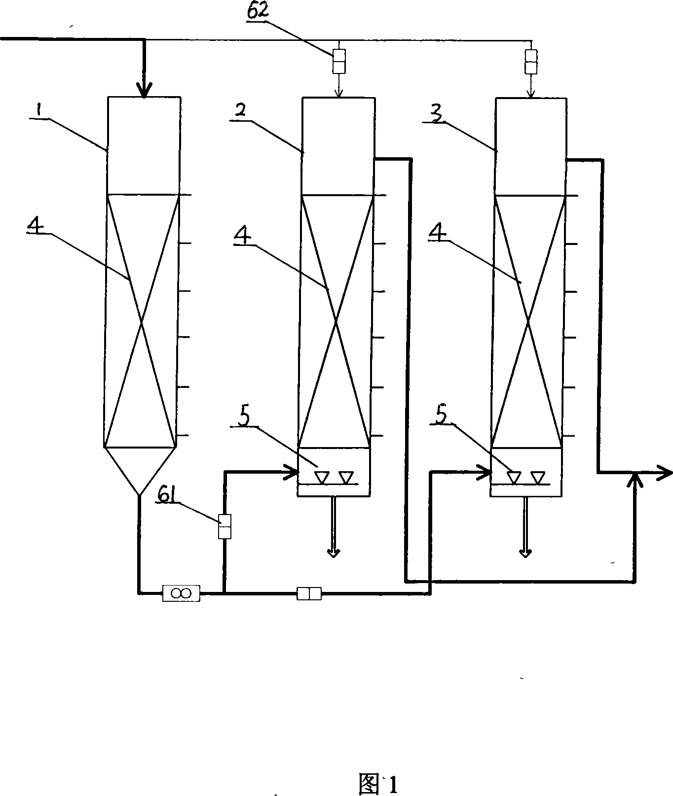 Intermittent aerating biological filter seprobia dephosphorization technique