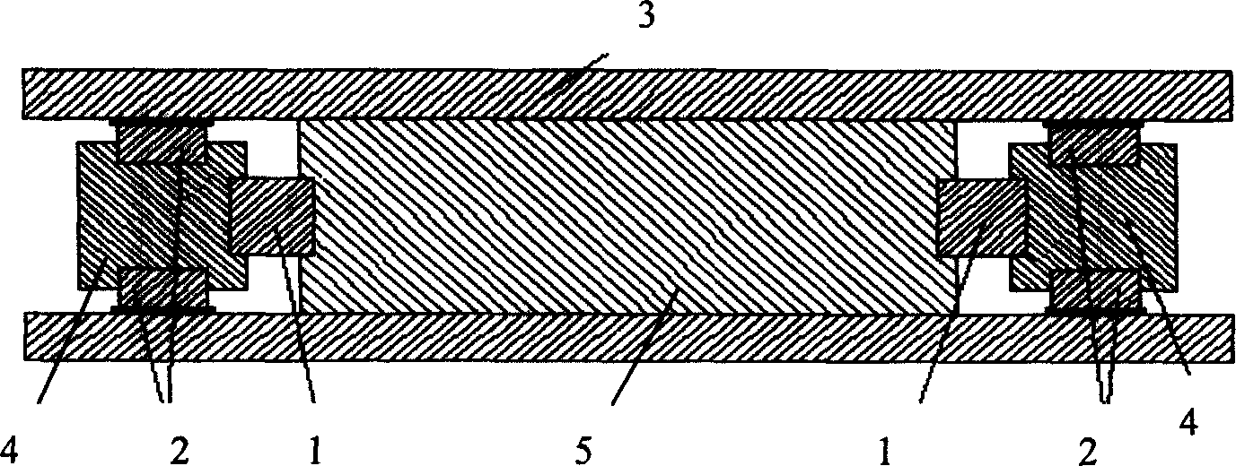 Large range nanometer grade step piezoelectric micromotion working platform, and its driving and controlling system