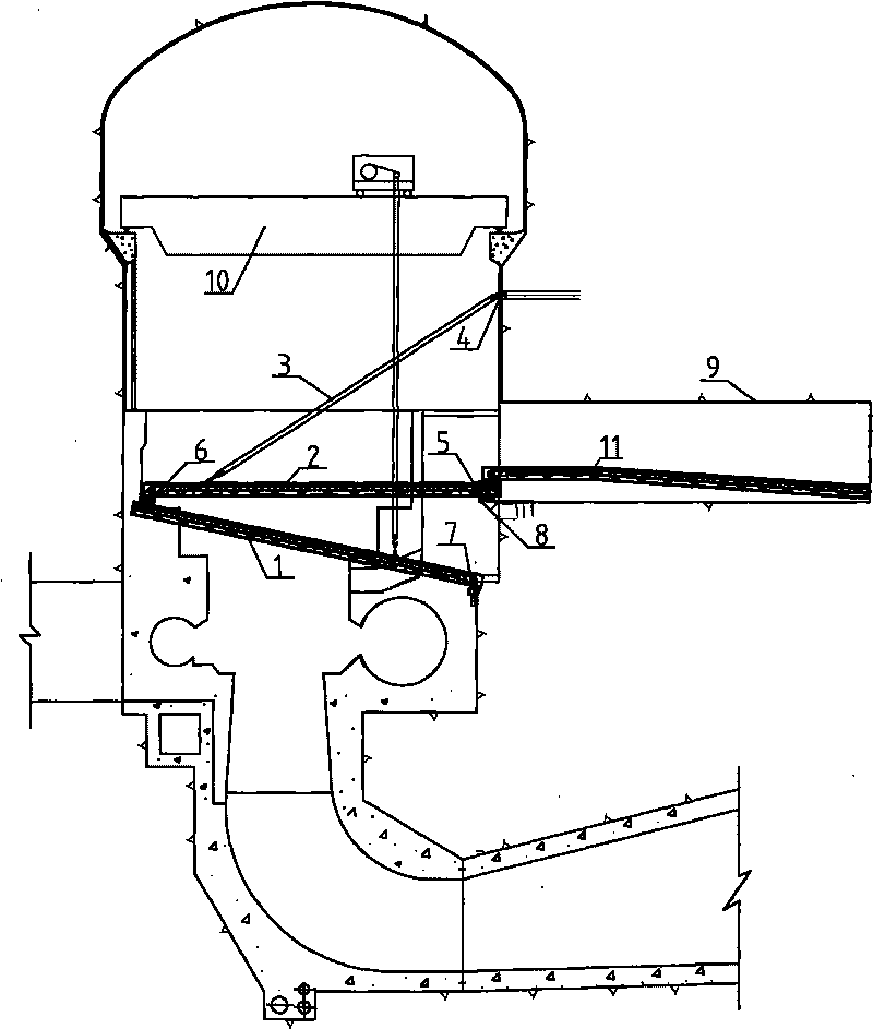 Method for conveying concrete in narrow space and device thereof