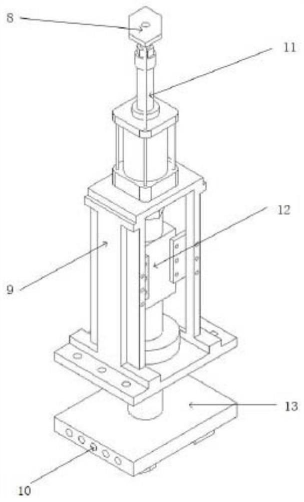 Ultrasonic-assisted glass hot bending device and control method based on millimeter wave heat source