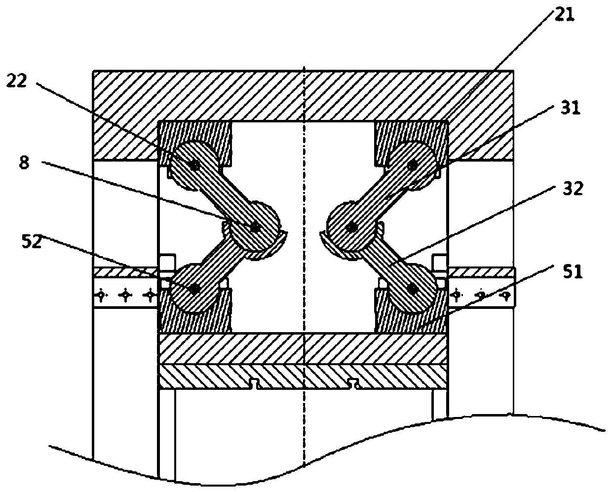 Screw direct-drive toggle type press