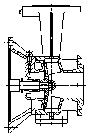 High-efficiency constant-pressure tangent fire pump