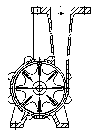 High-efficiency constant-pressure tangent fire pump