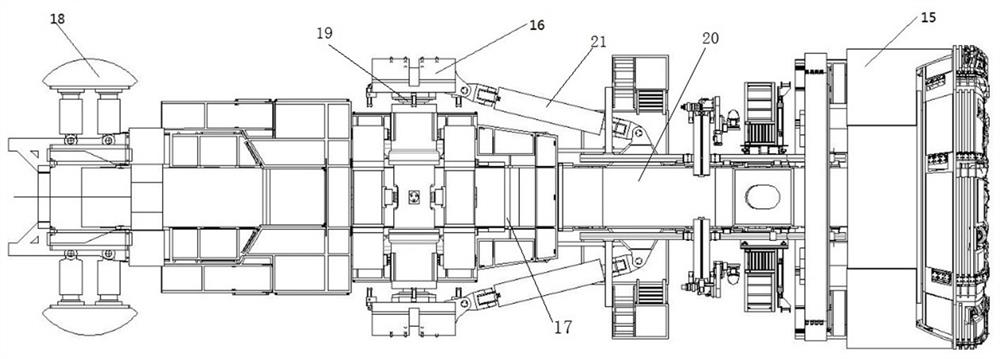 Heading machine and unilateral gripper shoe device thereof