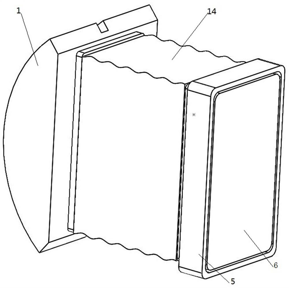 Heading machine and unilateral gripper shoe device thereof