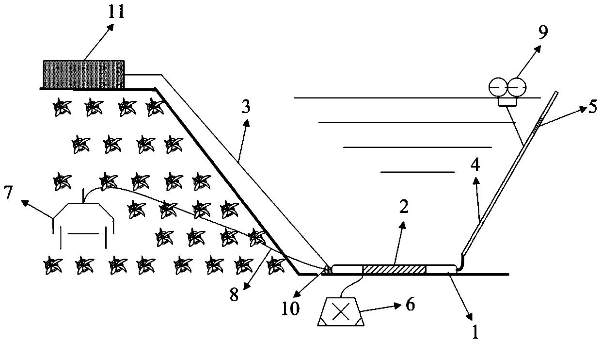 Bottom sinking type automatic surface water sampling system