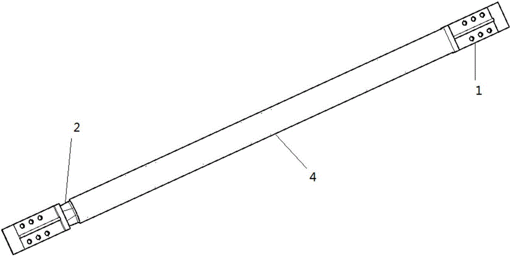 Casing pipe bending induction support provided with circumferential trapezoid induction units