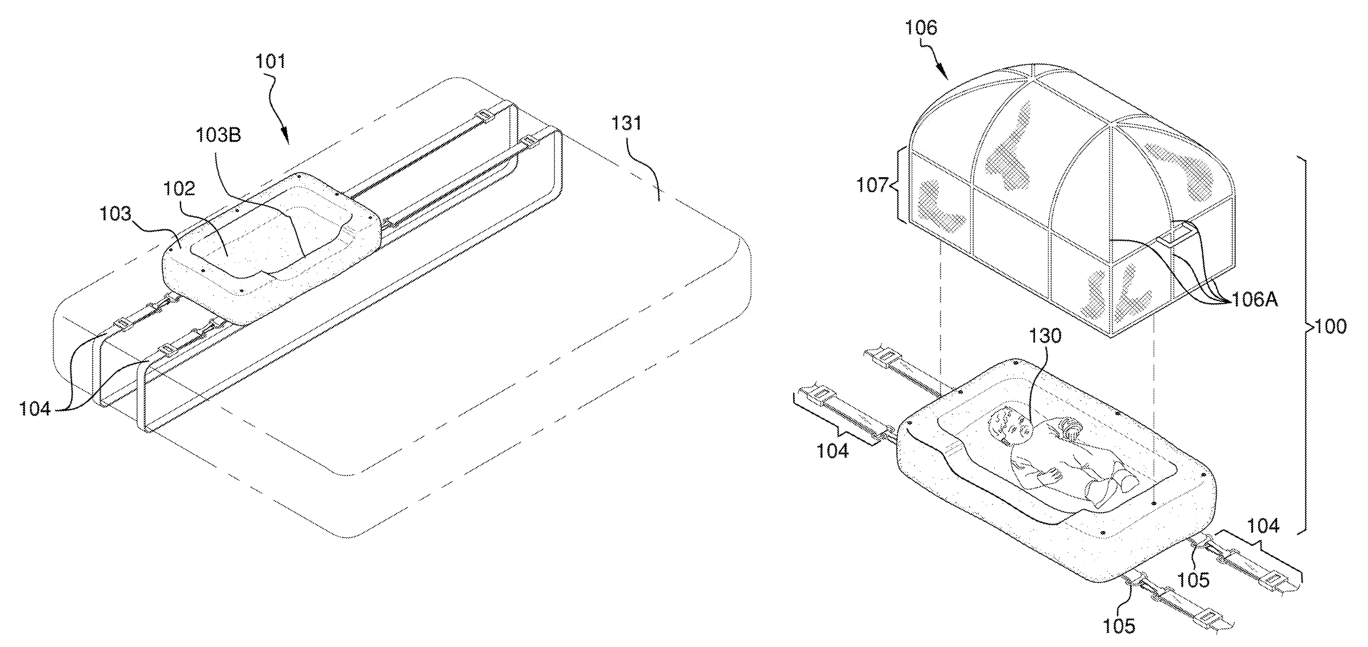 Sleeping enclosure for an infant