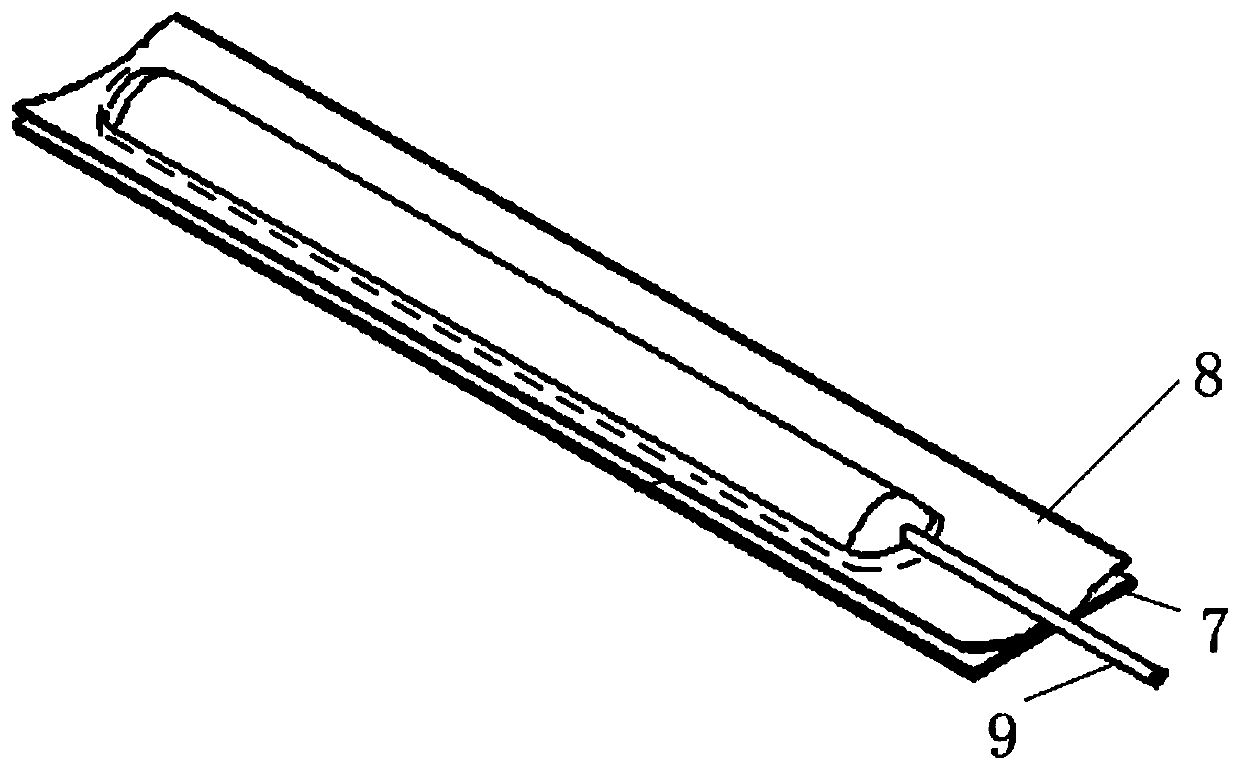 Bidirectional motion pneumatic flexible driver and working method thereof