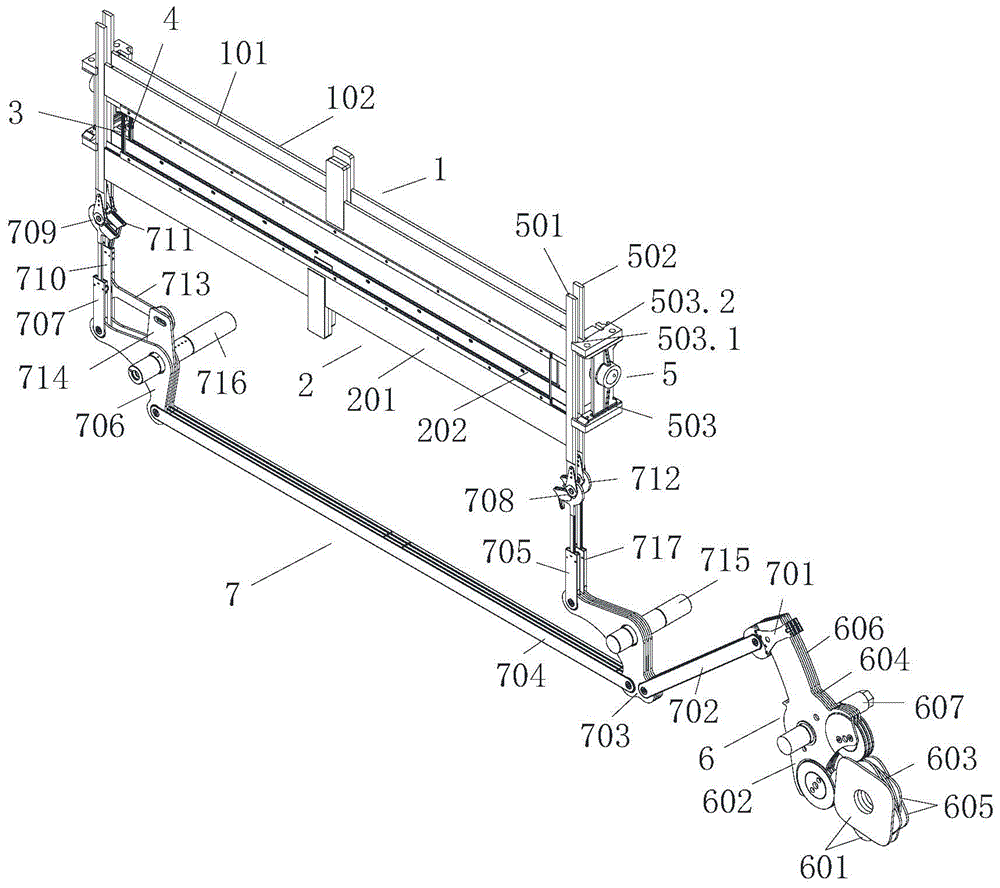 A weaving shedding device for a loom