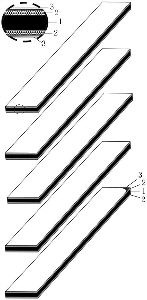 Hollow microsphere three-dimensional matrix layer shutter for heat insulation, sound insulation, self-cleaning, sterilization and air cleaning