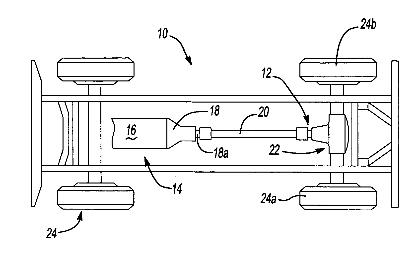 Beam axle with integral sensor mount and target