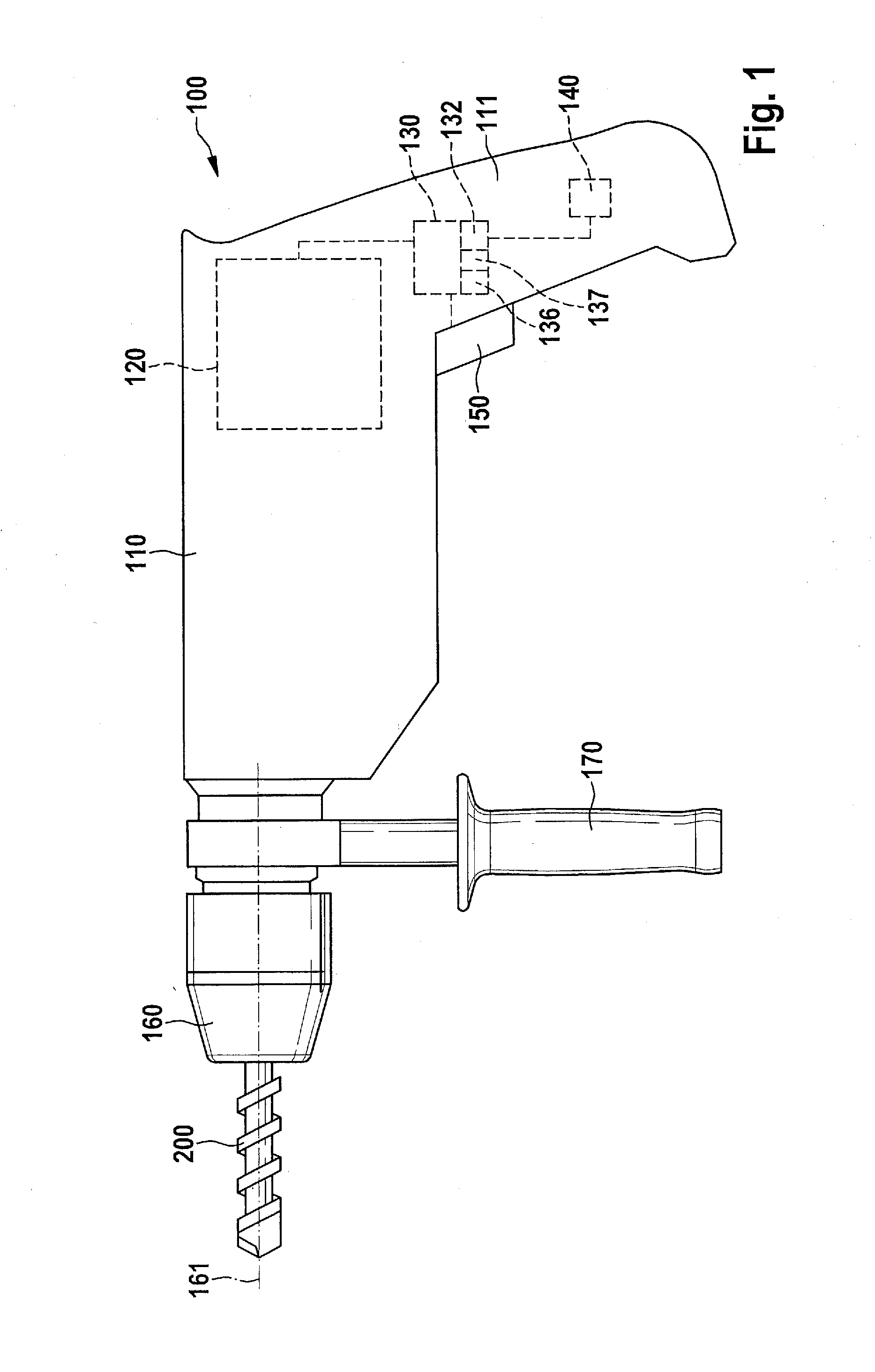 Electric machine tool and method for controlling the electric machine tool