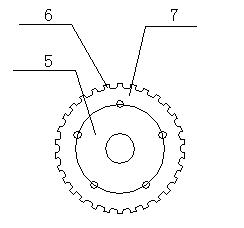 Eight-pole stepping motor with large stepping angle being 3 degrees