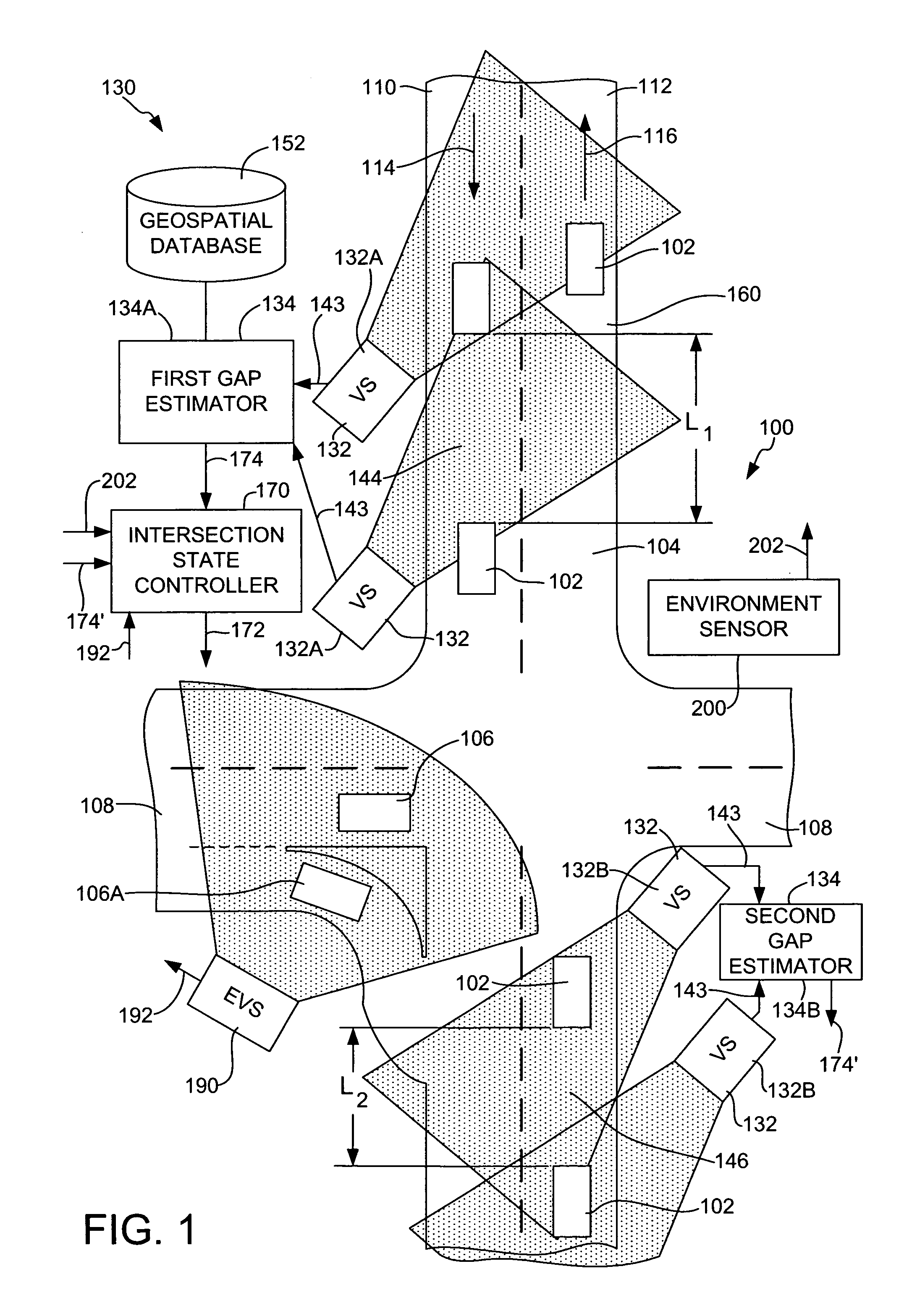 Intersection assistance system and method