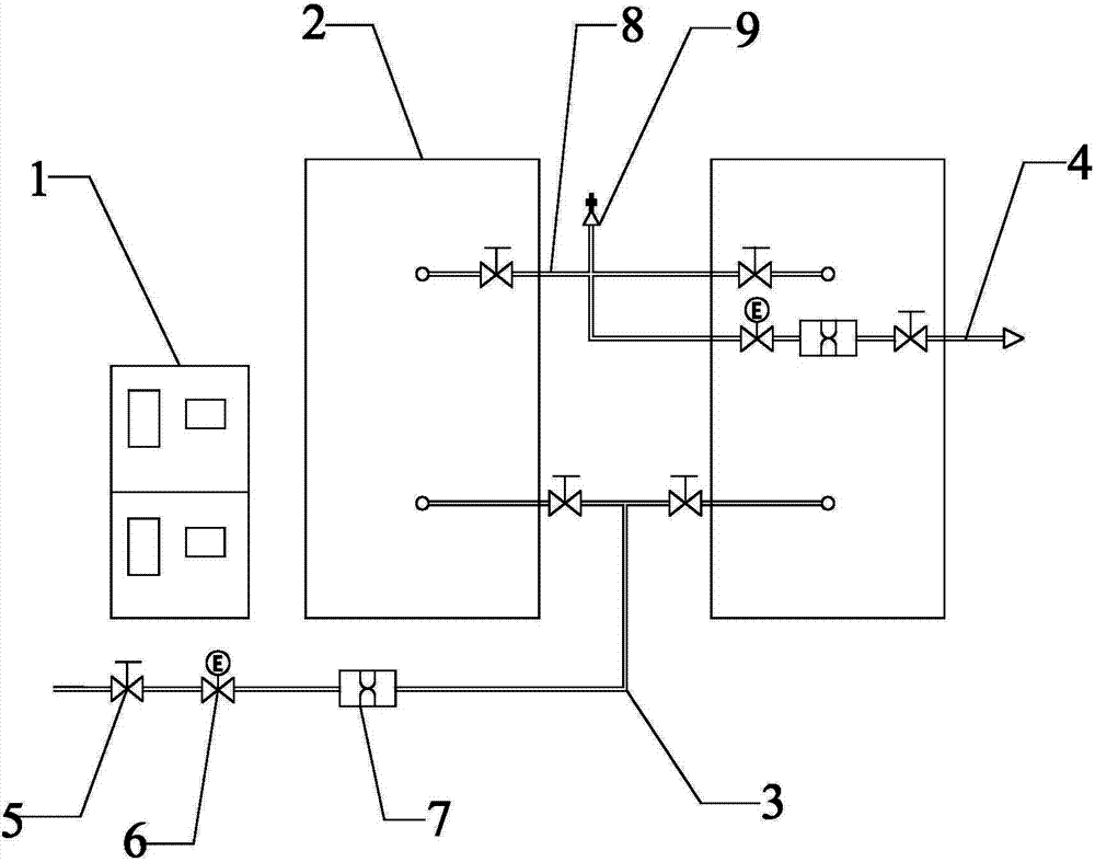 Carbon dioxide fire extinguishing autonomic control system and control method thereof