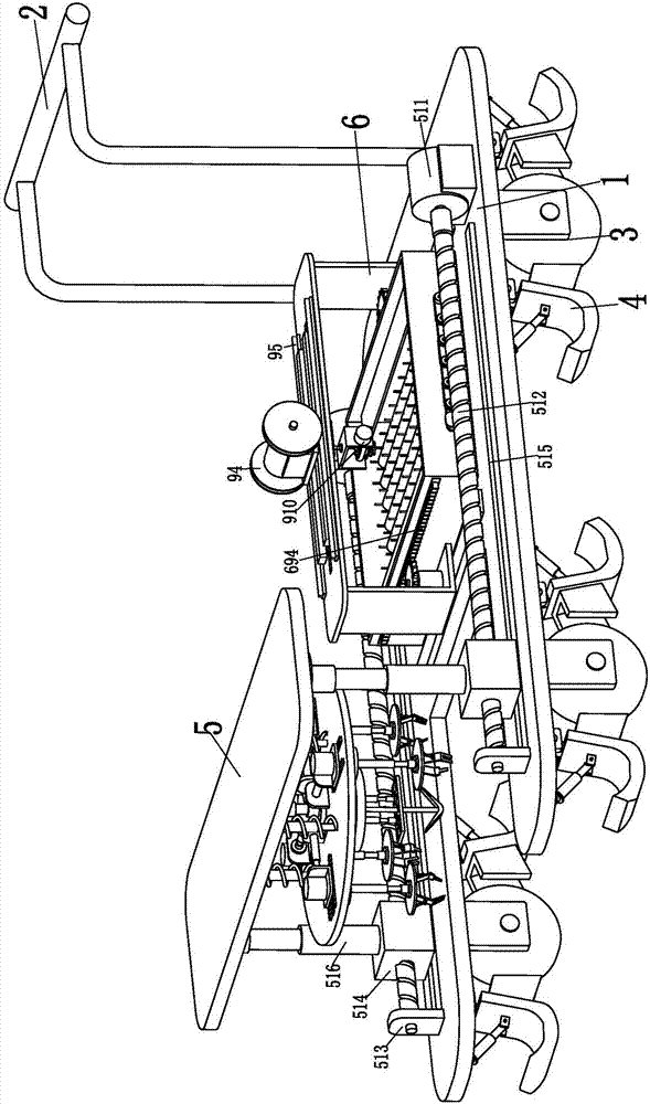 Automatic assembly and disassembly and washing device of sewage checking well lid for ventilation of municipal pipe system