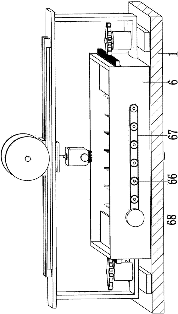 Automatic assembly and disassembly and washing device of sewage checking well lid for ventilation of municipal pipe system