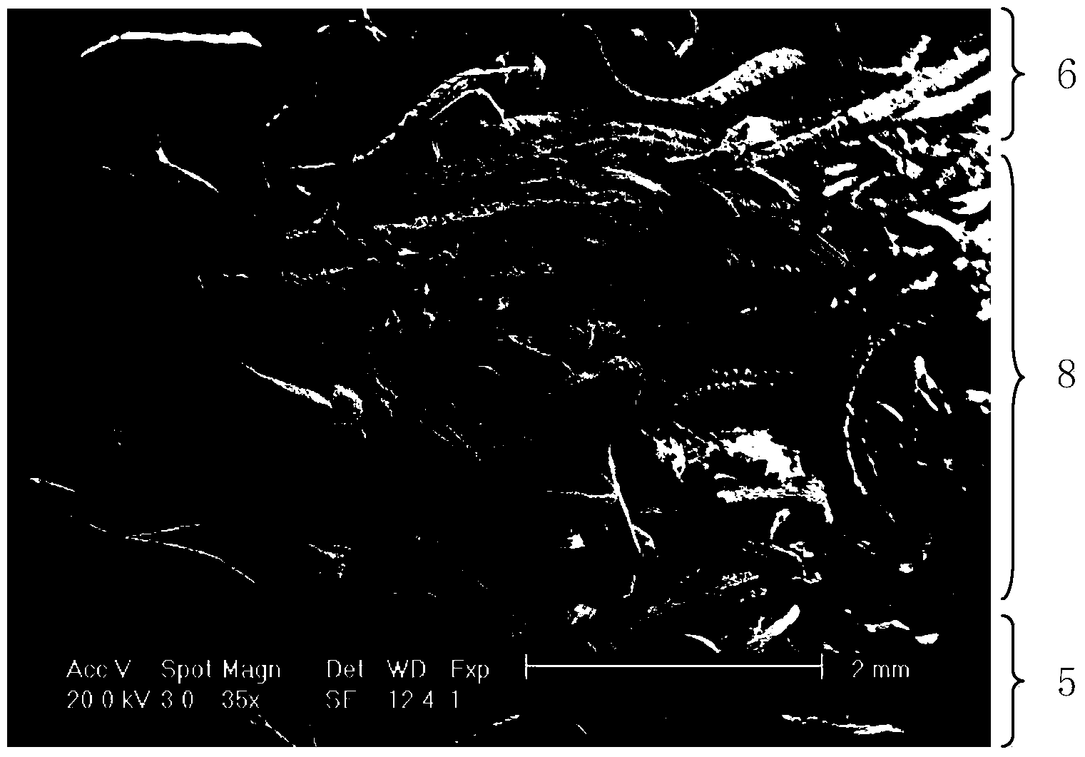 Manufacturing method for hierarchical pore metal fiber sintered plate