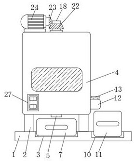 Intelligent vinasse residue-liquid separation device for liquor production