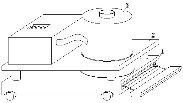 Highway surface marking and spraying device and using method thereof