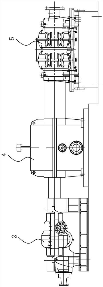 3MW-grade full-cycle air inlet axial flow impulse type supercritical carbon dioxide turbine