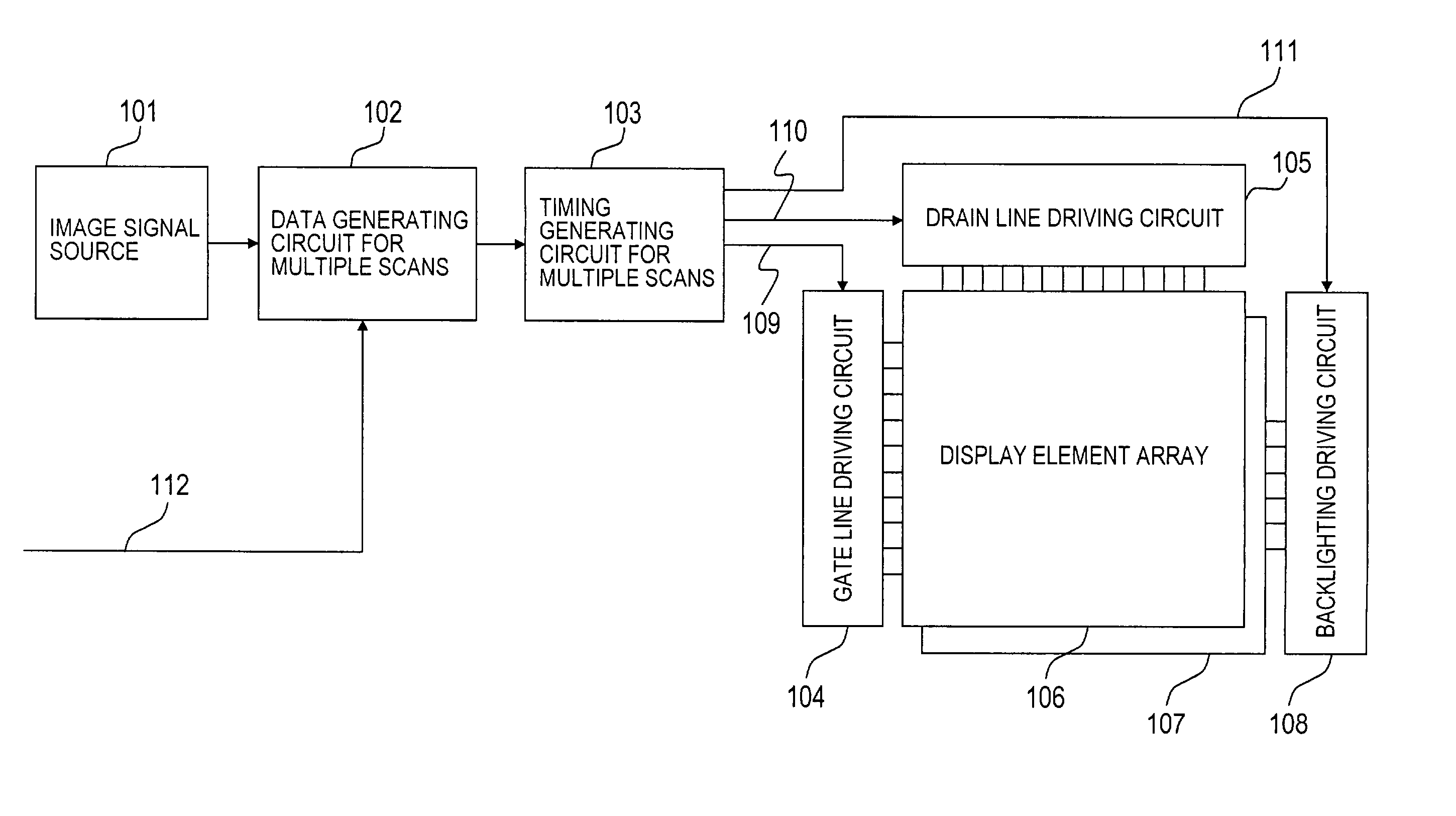 Matrix-type display device