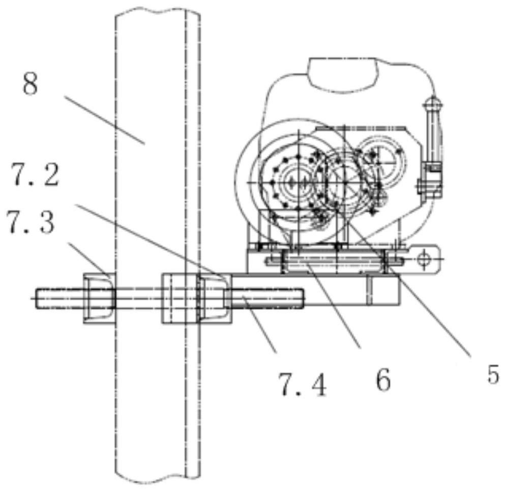 A light motorized winching equipment