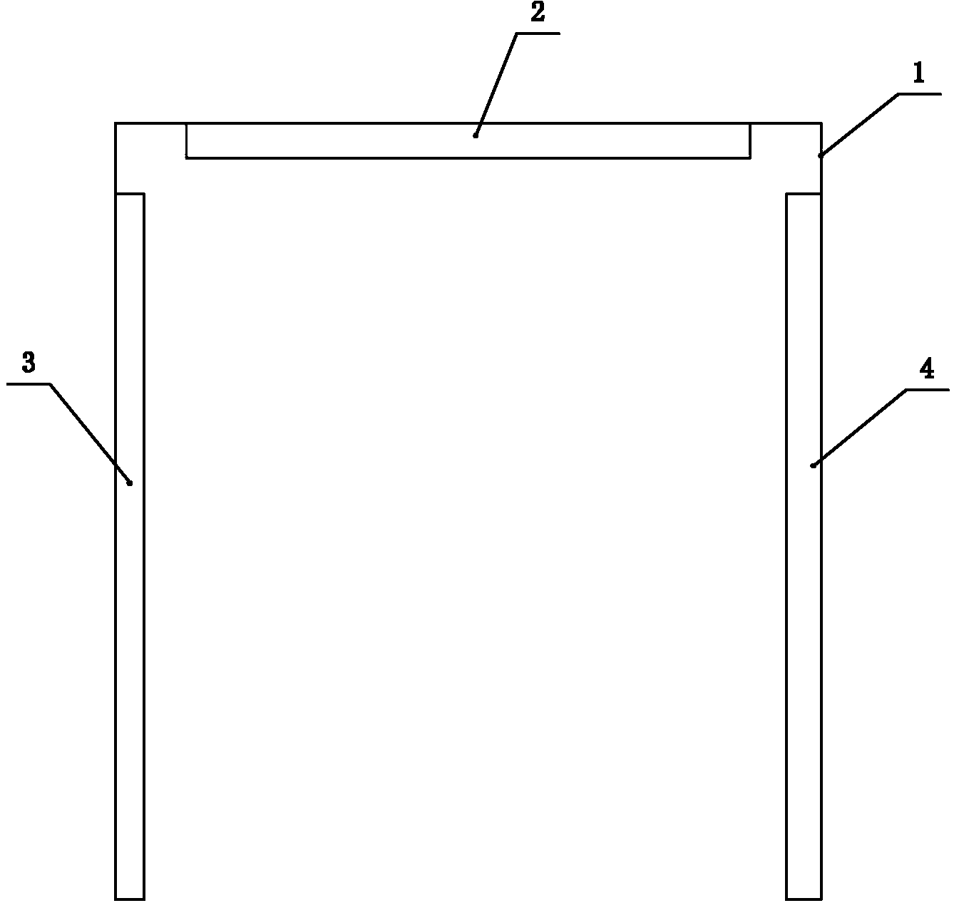 Infrared light curtain machine for contour recognition and article contour recognition system and method thereof