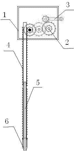 Soil sampler for sampling deep soil