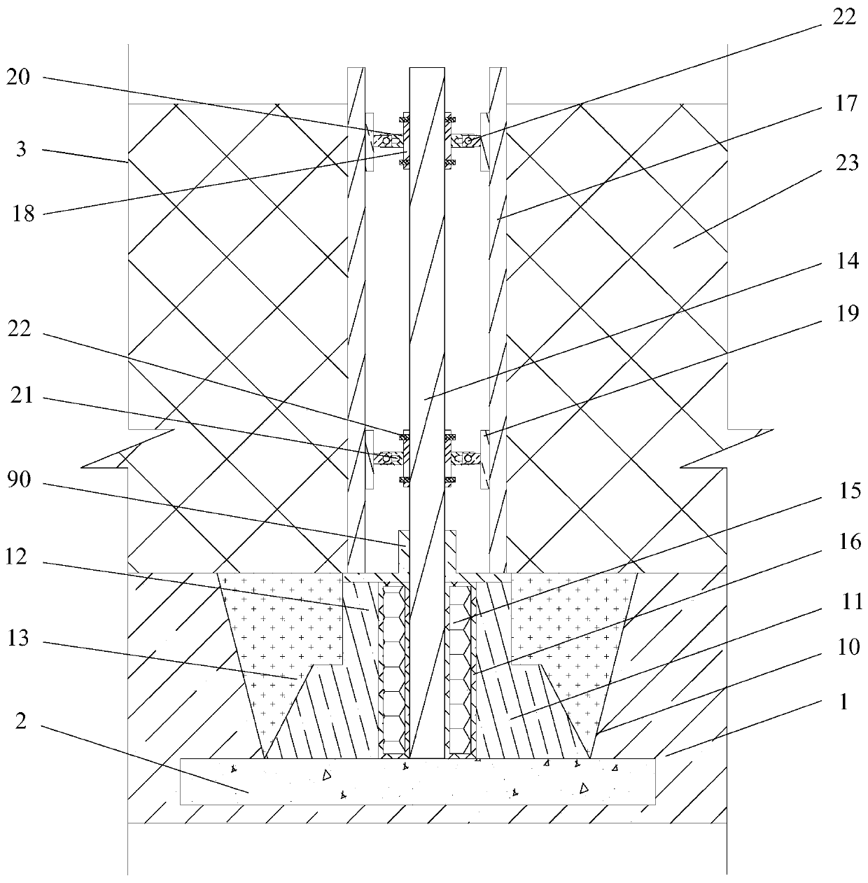 Construction method of engineering construction enclosure structure