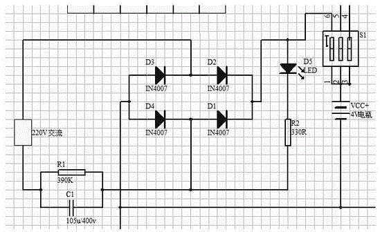 Energy-saving type LED lamp automatic control system