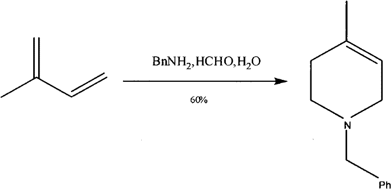 The synthetic method of n-benzyl-4-methyl-3-piperidone