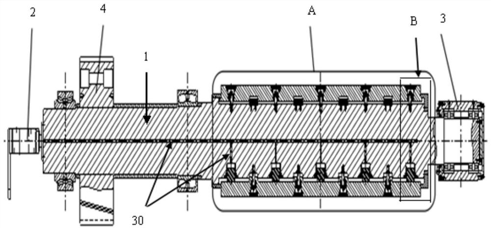 Strip winding drum