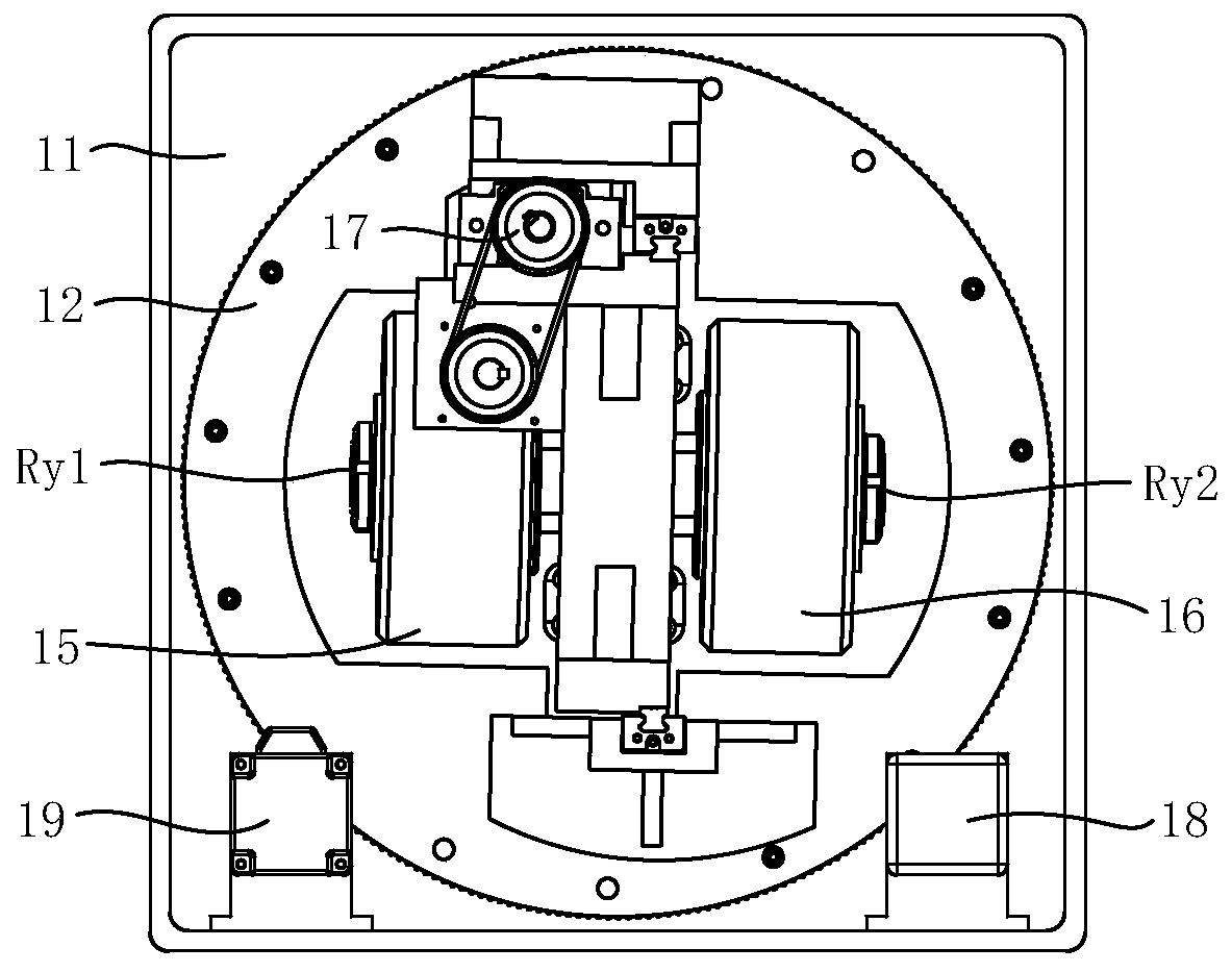 Active and passive differential mixedly-connected supporting leg and six-degree-of-freedom posture adjustment platform