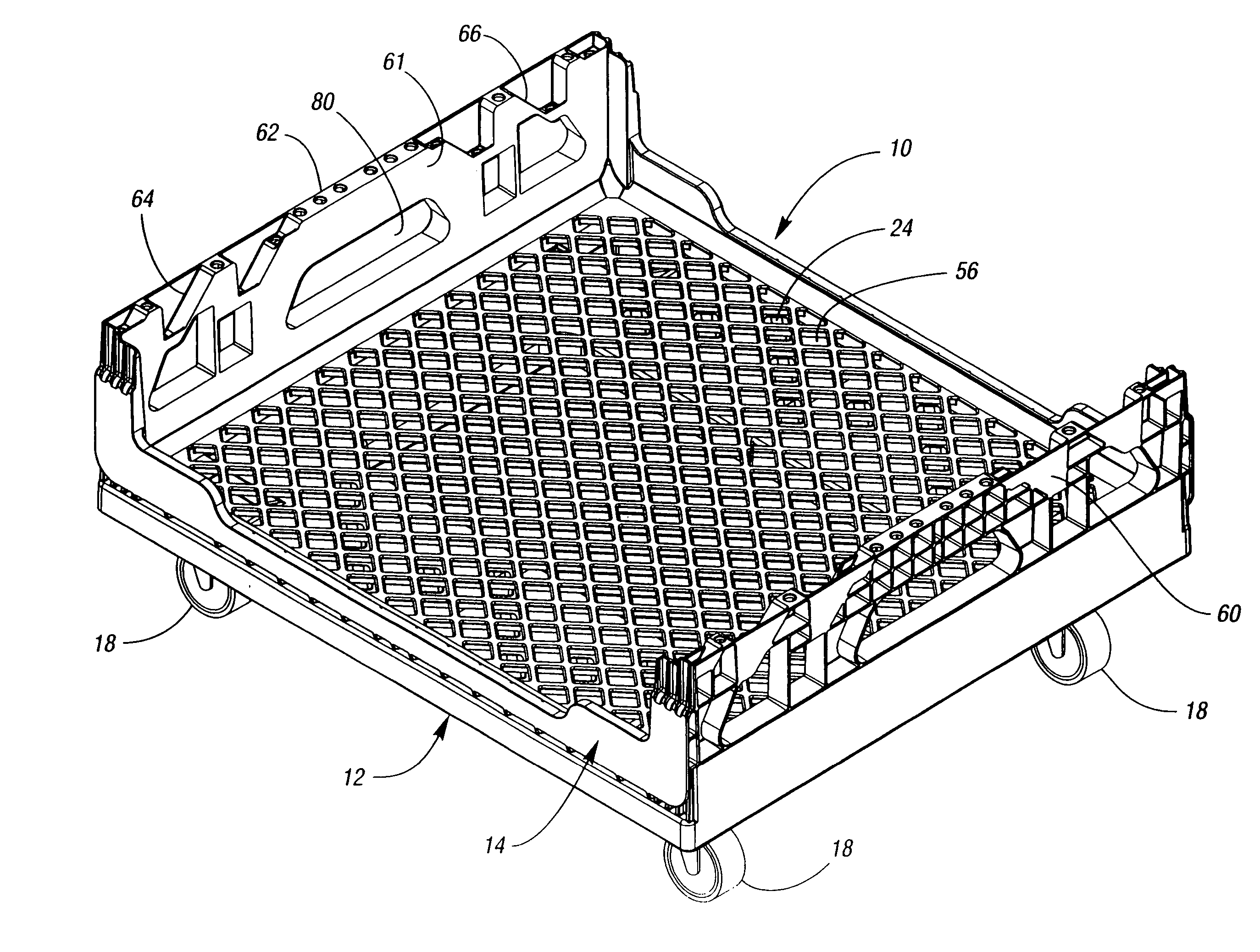 Tray and dolly assembly