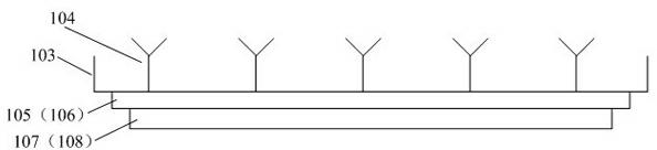 Dual-polarization three-beam antenna for mobile communication base station