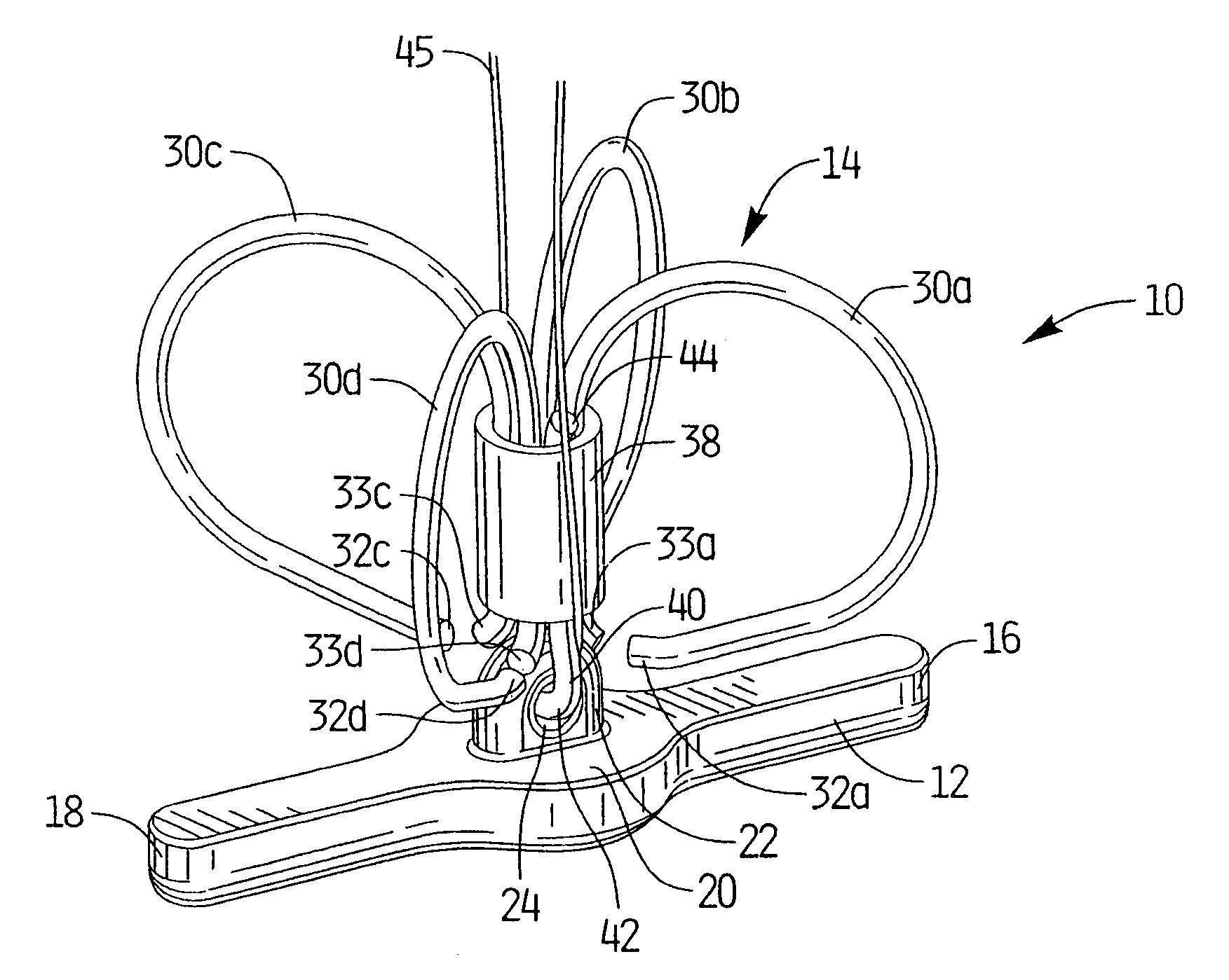 Vascular hole closure device