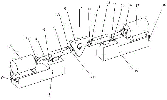 A pure electric vehicle gearbox electronic parking mechanism