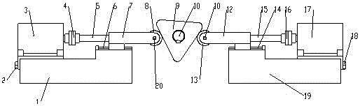 A pure electric vehicle gearbox electronic parking mechanism