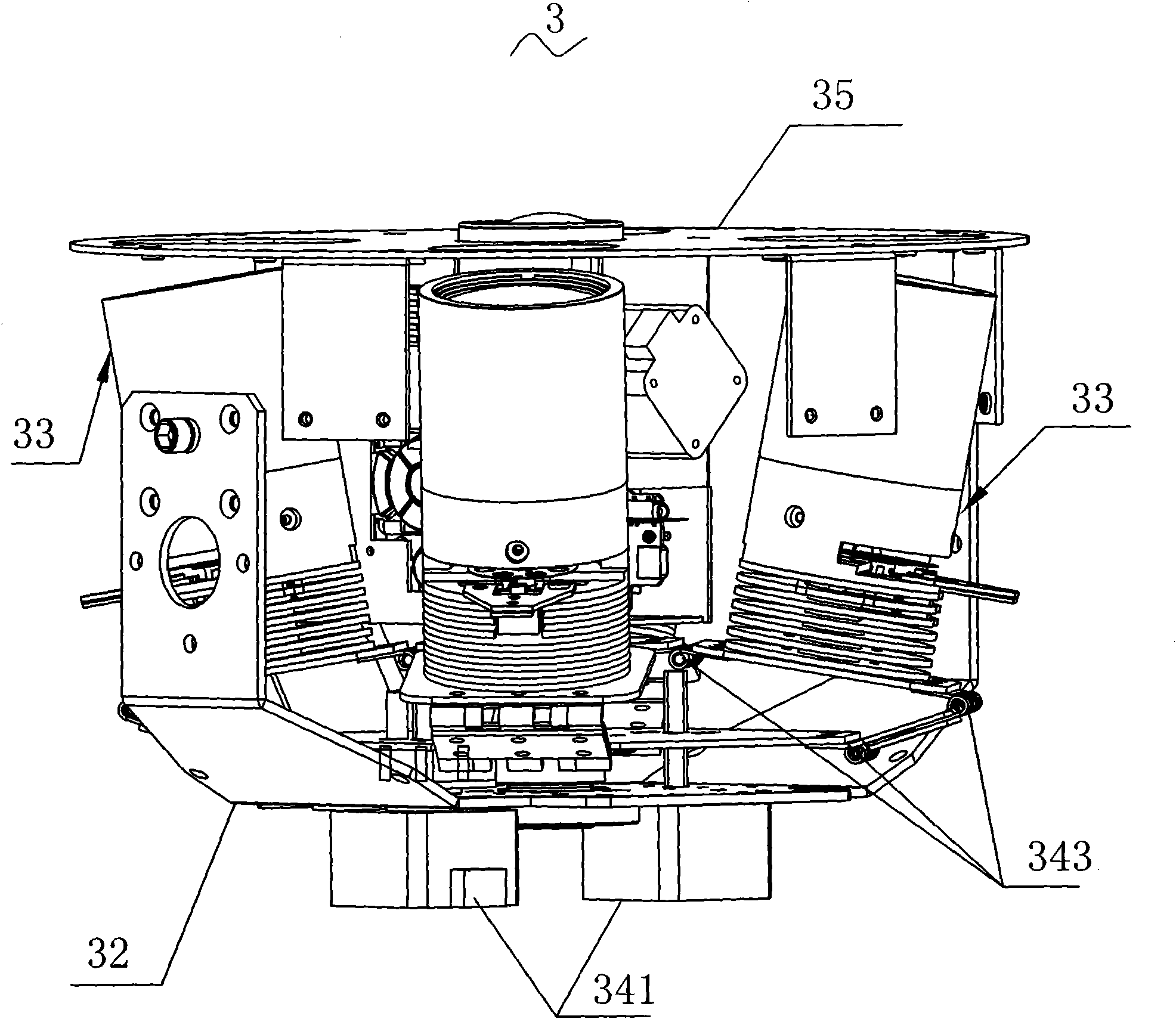 Projection stage lighting system