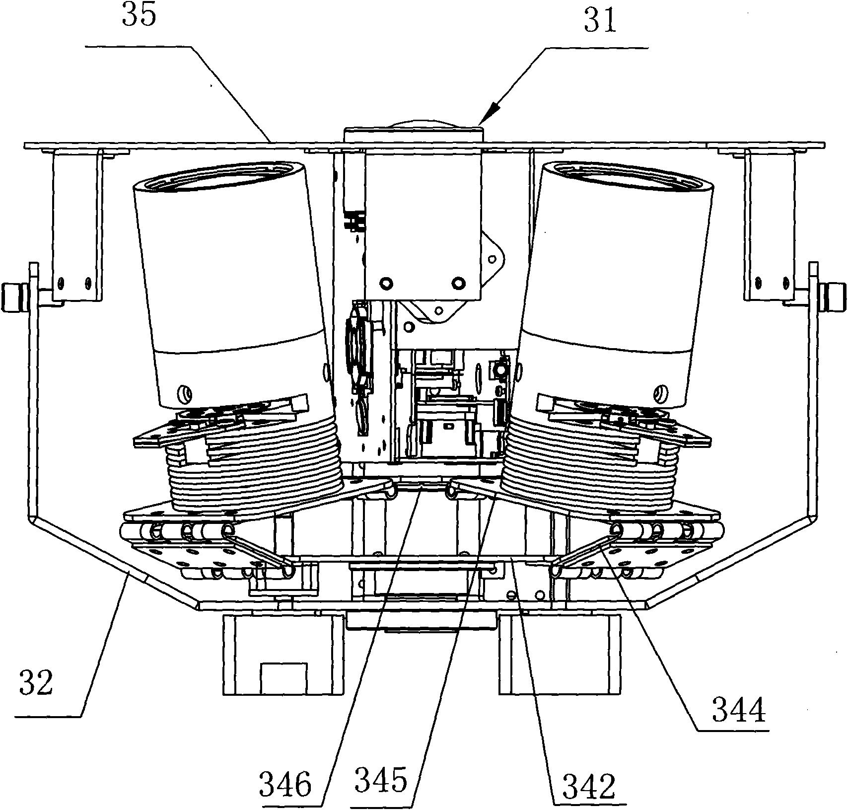 Projection stage lighting system