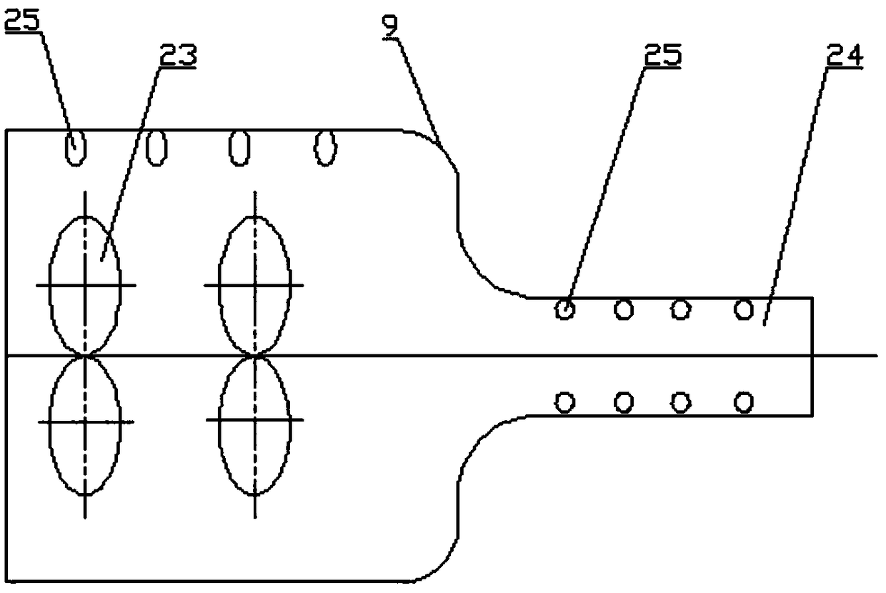 Forming device for preparing continuous fiber reinforced thermoplasticity prepreg through ultrasonic suspension liquid method