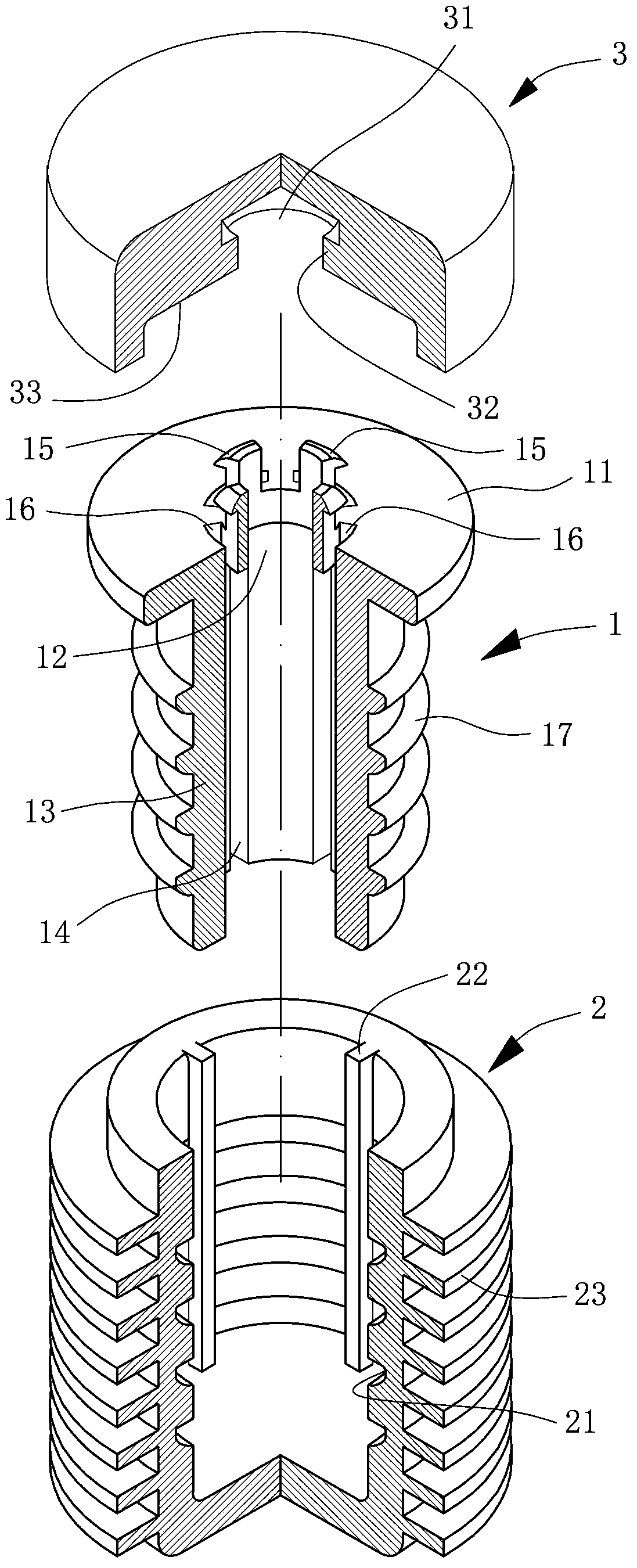 Buckle type container plug