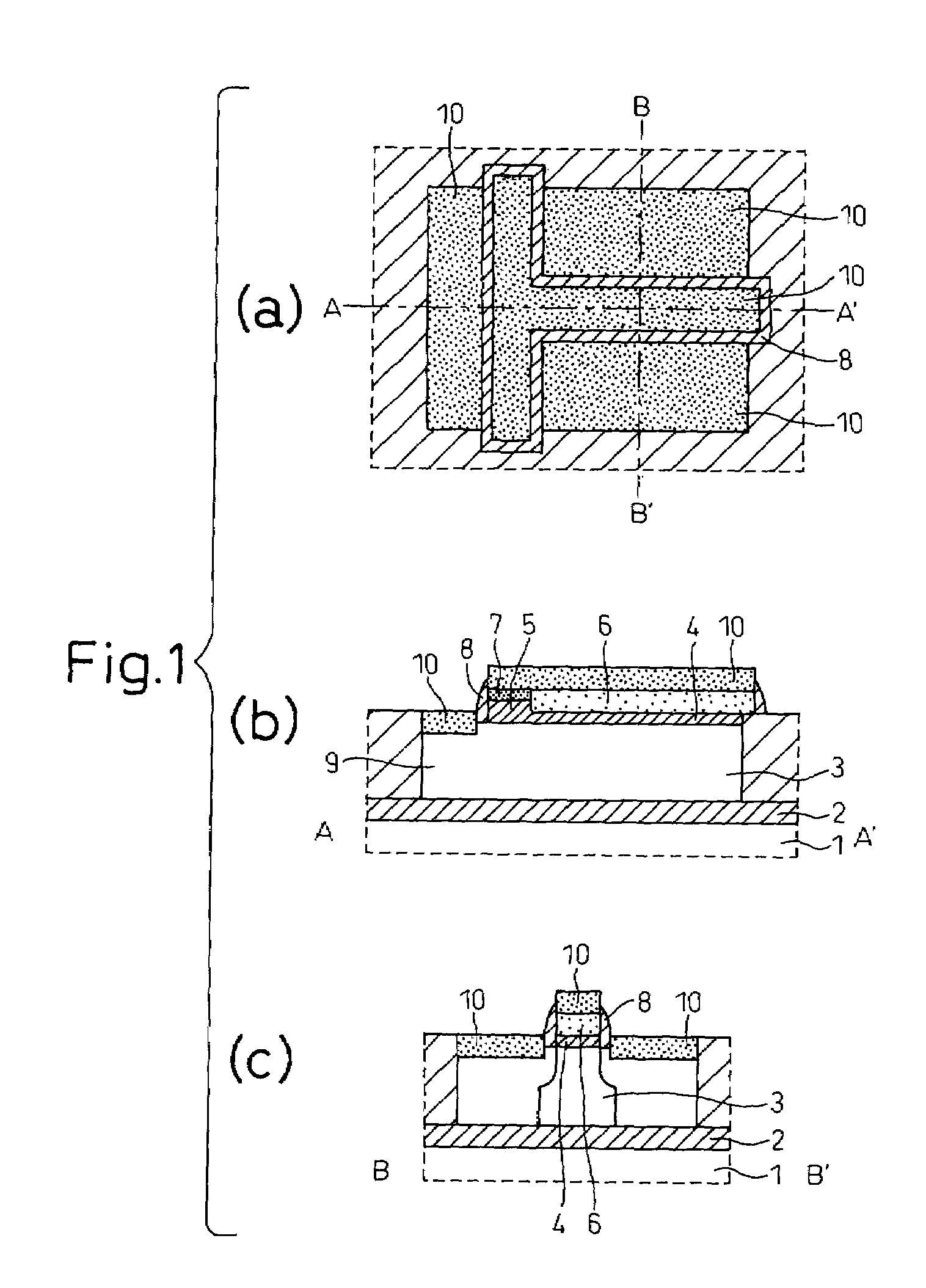 Insulated gate type semiconductor device and method for fabricating same